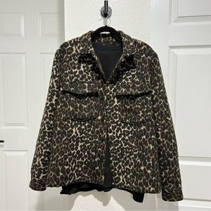 Leopard Shirt-jacket